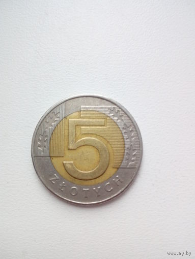 5 злотых 1994г.Польша