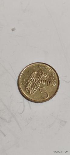 Сингапур 5 цент 2000