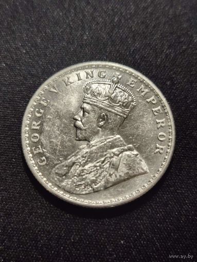 Британская Индия. 1 рупия 1918г.