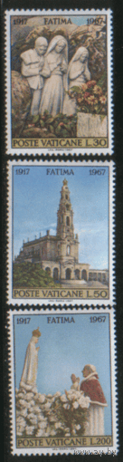 ВАТ*. М. 533/35. 1967. 50-летие Откровения Девы Марии в Фатиме. ЧиСт.