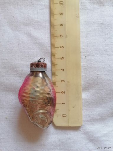 Ёлочная игрушка РЫБКА СССР 0137