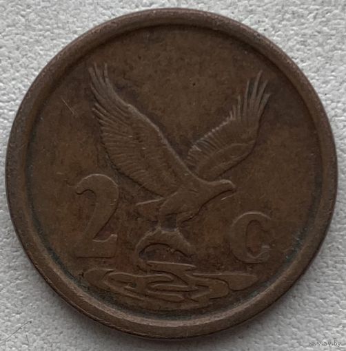 ЮАР 2 цента 1991 г.