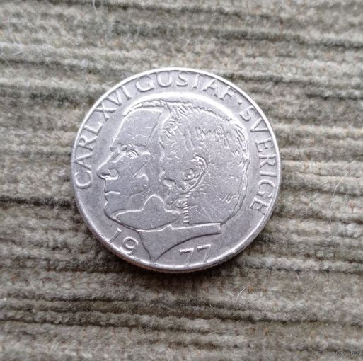 Werty71 Швеция 1 крона 1977