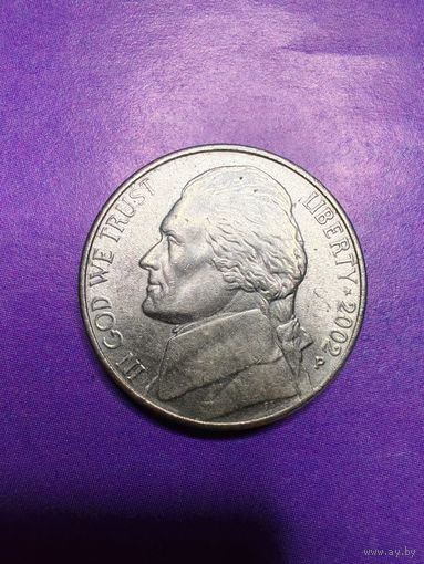 США 5 центов 2002 P