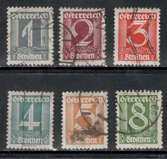 Австрия /1925/ Стандарт / Числа / 6 Марок