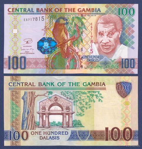 Гамбия, 100 даласи 2006 - 2018 г., P-29с, UNC