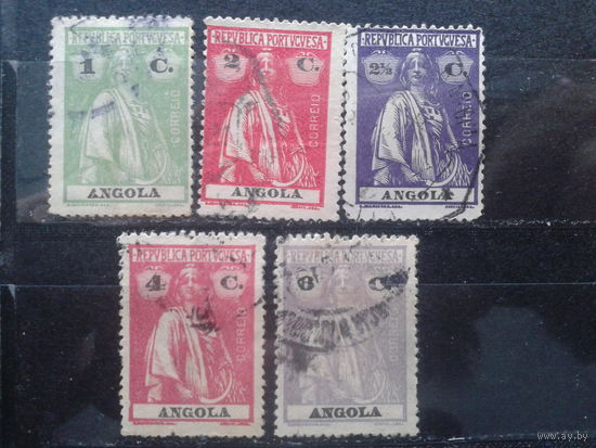 Ангола, колония Португалии, 1914/1922. Стандарт. Богиня Церера. Перф. 15:14