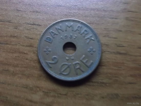 Дания 2 эре 1937
