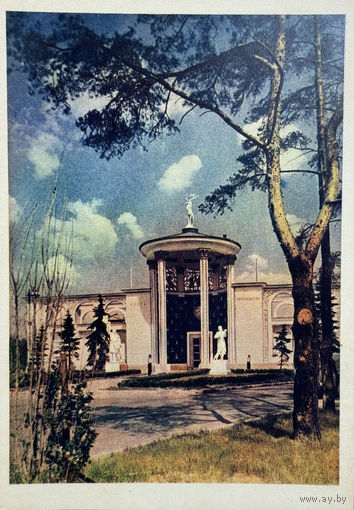 Всесоюзная сельскохозяйственная выставка Павильон Охота и звероводство 1954