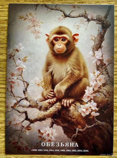 Открытка чистая 10х15 см. Иллюстратор Иван Михайлуц "Китайский Гороскоп"