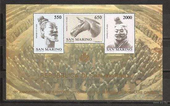 Сан Марино 1986 Искусство Китая