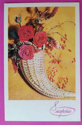 8 марта! Чистая. 1971 года. Фото Шульгиной. 2521.