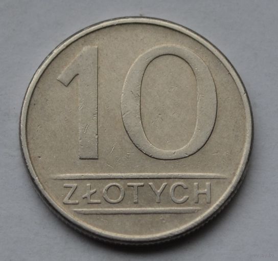 Польша, 10 злотых 1986 г.