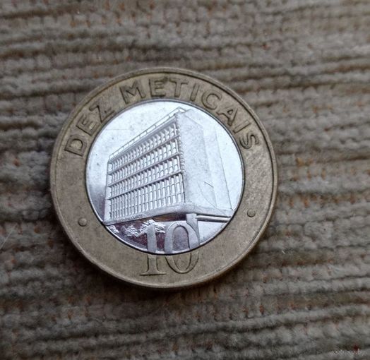 Werty71 Мозамбик 10 метикалов 2006 биметалл