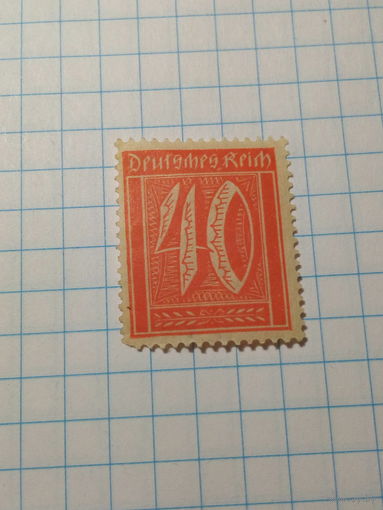 Марка Германия 1922