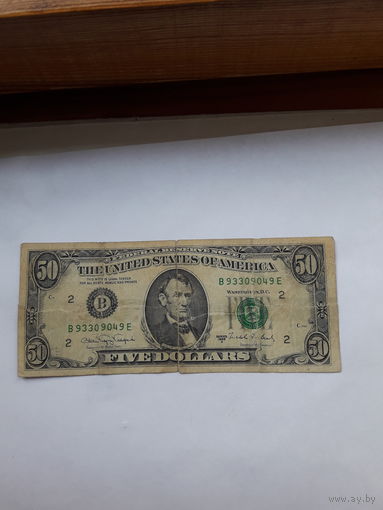 США 50 долларов 1988 В