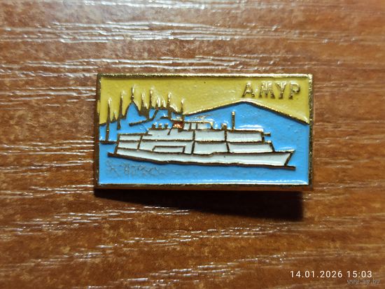 Знак значок Речфлот Амур