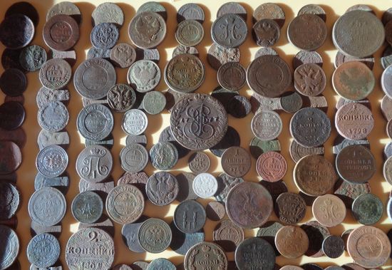 Имперские монеты России от Петра до Николая! 150 штук!