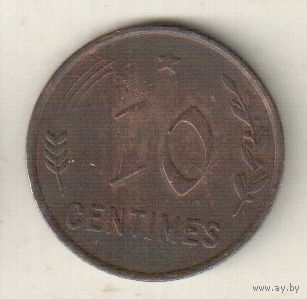 Люксембург 10 сантим 1930