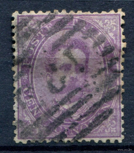 Италия (Королевство) - 1879г. - король Умберто I, 50 с - 1 марка - гашёная [Mi 42]. #1-It-8-A-2