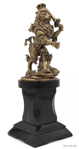 Статуэтка Король Лев Латунь/Мрамор