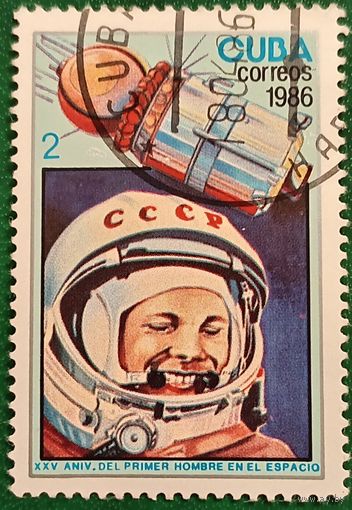 Куба 1986. Первый космонавт Юрий Гагарин