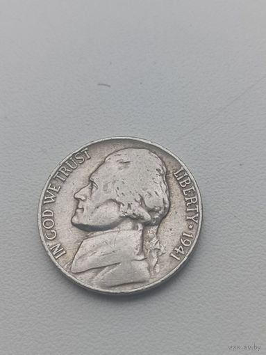 США 5 центов 1941 год