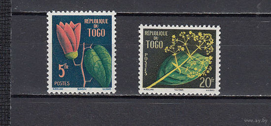 Флора. Того. 1959. 2 марки. Michel N 266-267 (1,9 е)
