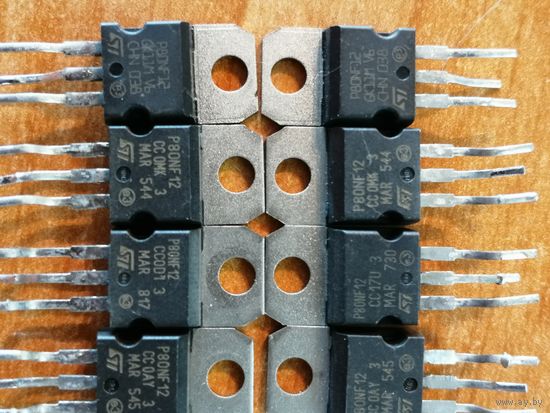 Транзистор IGBT -- STR80NF12 -- б/у НО все рабочие, в ТУ, 8 шт. можно поштучно