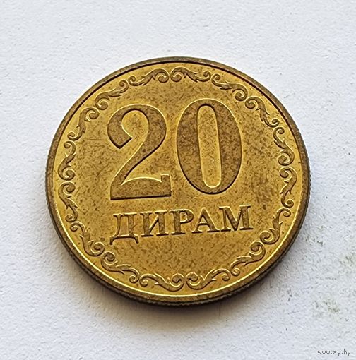 Таджикистан 20 дирамов, 2020