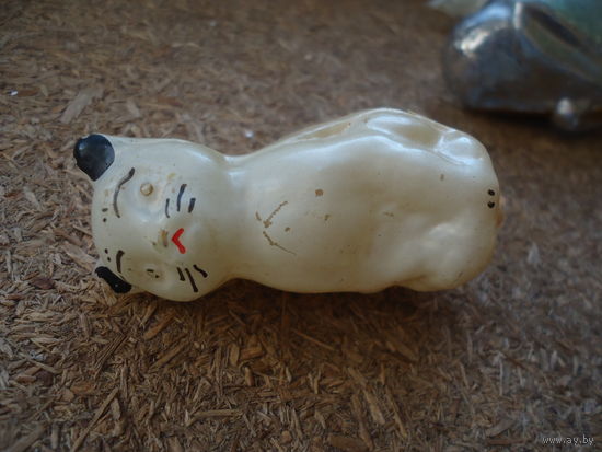 Елочная игрушка СССР . Кот. Кошка