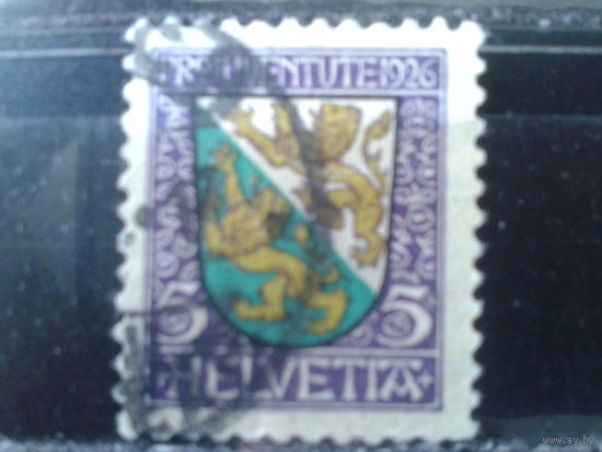 Швейцария 1926 Герб Тюргау