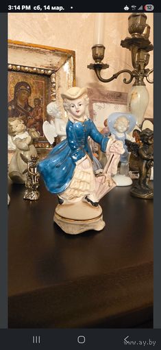 Старинная статуэтка фарфор Германия Тюрингия 40 е годы