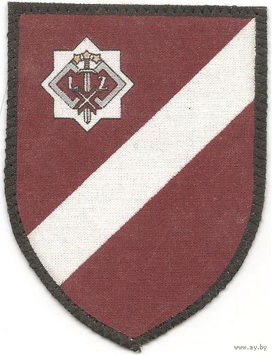 Нарукавный знак Земессардзе (Национальной гвардии) Латвии