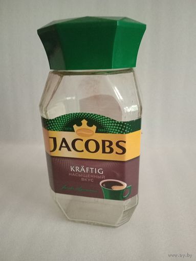 Банка стеклянная из-под кофе