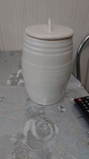 Бочонок для меда из фарфора СССР