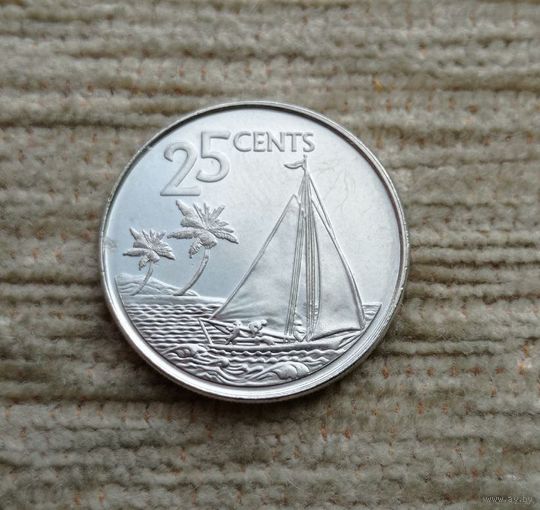 Werty71 Багамы Багамские острова 25 центов 2007 Корабль Рыба