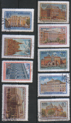 Заг. 1415/23. 1950. Музеи Москвы. Архитектура. ГаШ.