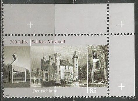 Германия. 700 лет замка Мойланд в Бедбург Хау. 2007г. Mi#2602.