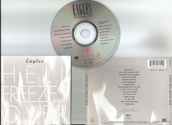 THE EAGLES - Hell Freezes Over (GERMANY аудио CD 1994)