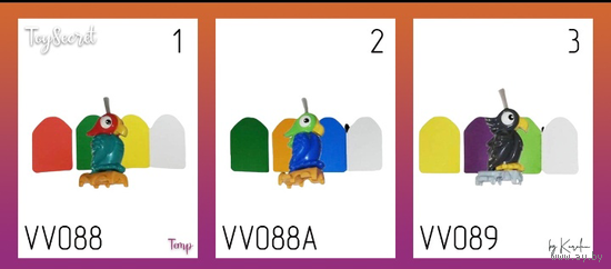Серии игрушек из киндера