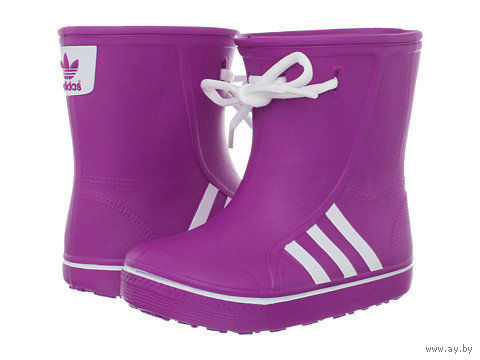 Сапоги резиновые Adidas для девочки, р.25-26 (б/у)