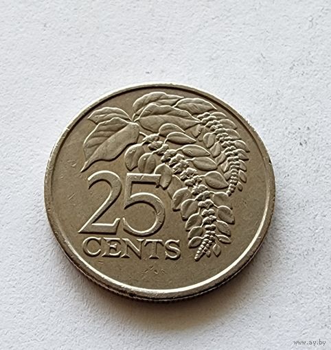 Тринидад и Тобаго 25 центов, 2001