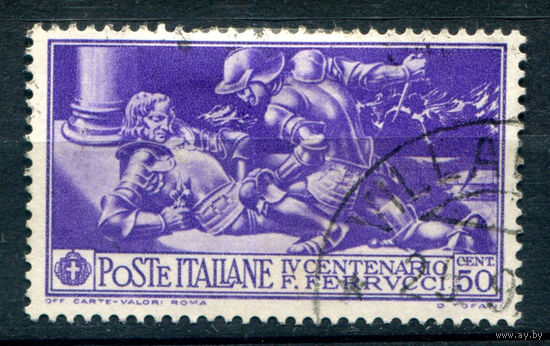 Италия (Королевство) - 1930г. - Франческо Ферруччи, 50 с - 1 марка - гашёная [Mi 339]. #1-It-24-B-1