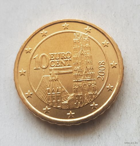 10 евроцентов  2008 г  Австрия  UNC