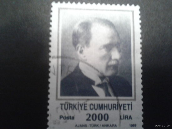 Турция 1989 Кемаль Ататюрк президент