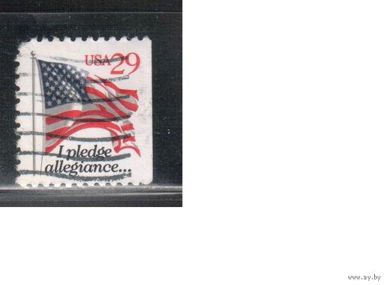 США-1993, (Мих.2345), гаш., Стандарт, Флаг , (одиночка)