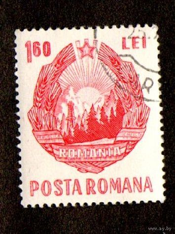 Распродажа!!! Марка Румынии-1967- Герб