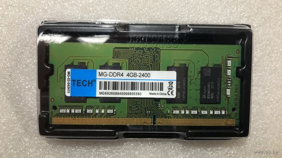 Память для ноутбука DDR4 4GB 4ГБ SO-DIMM RAM TECH MG-DDR4 4GB-2400