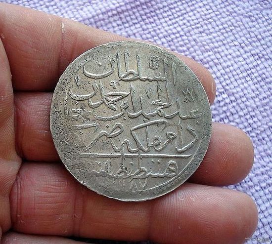 Османская империя. 2 золота 1774 г. Абдул Хамид I (1774-1789 г.) 27 грамм.